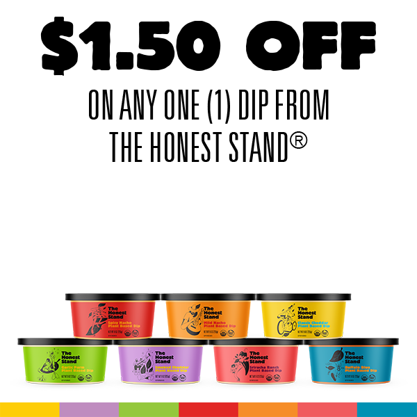 Get Offer | $1.50 OFF on any one (1) dip from The Honest Stand®