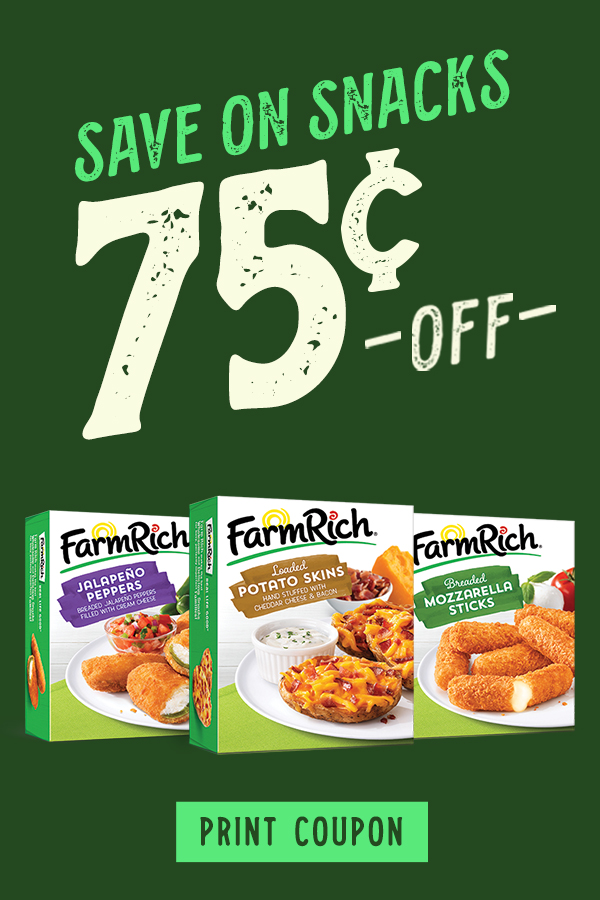 Get Offer | 75¢ OFF any ONE (1) Farm Rich product