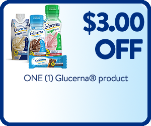 Get Offer | $3.00 off any ONE (1) Glucerna® product